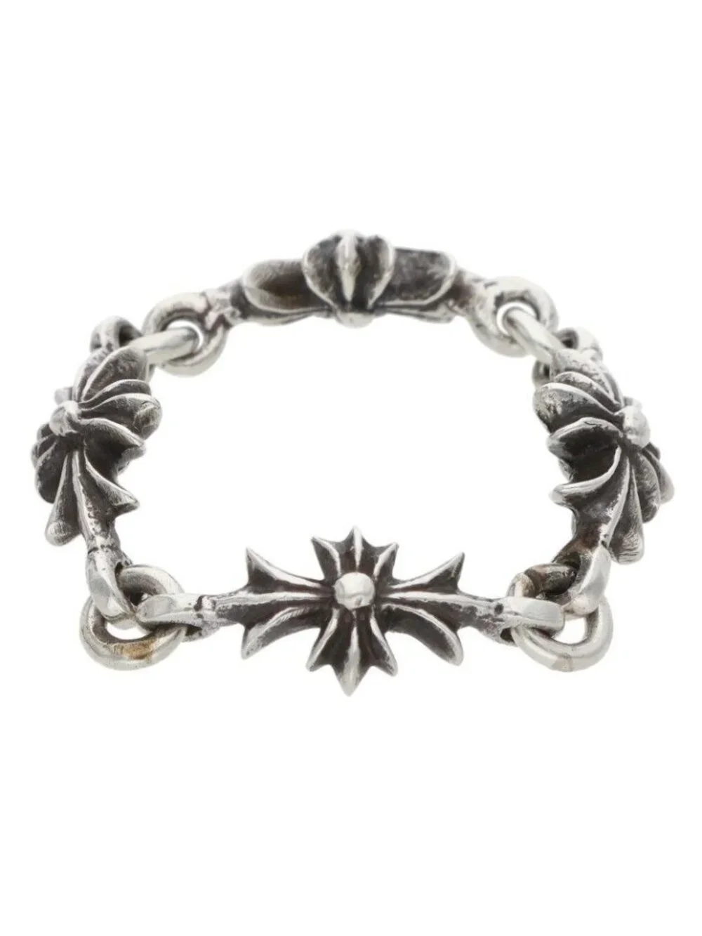 Chrome Hearts Ring Tny CH Pls Tiny Ech Plus Silver